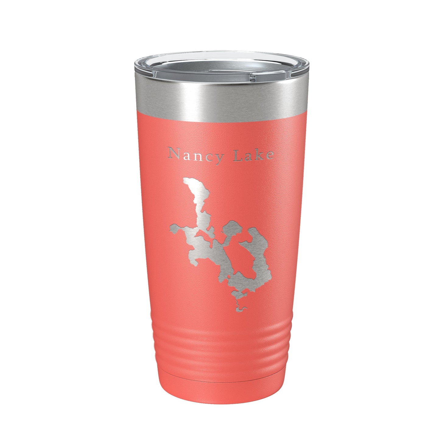 Nancy Lake Map Tumbler Travel Mug Insulated Laser Engraved Coffee Cup Alaska 20 oz-20