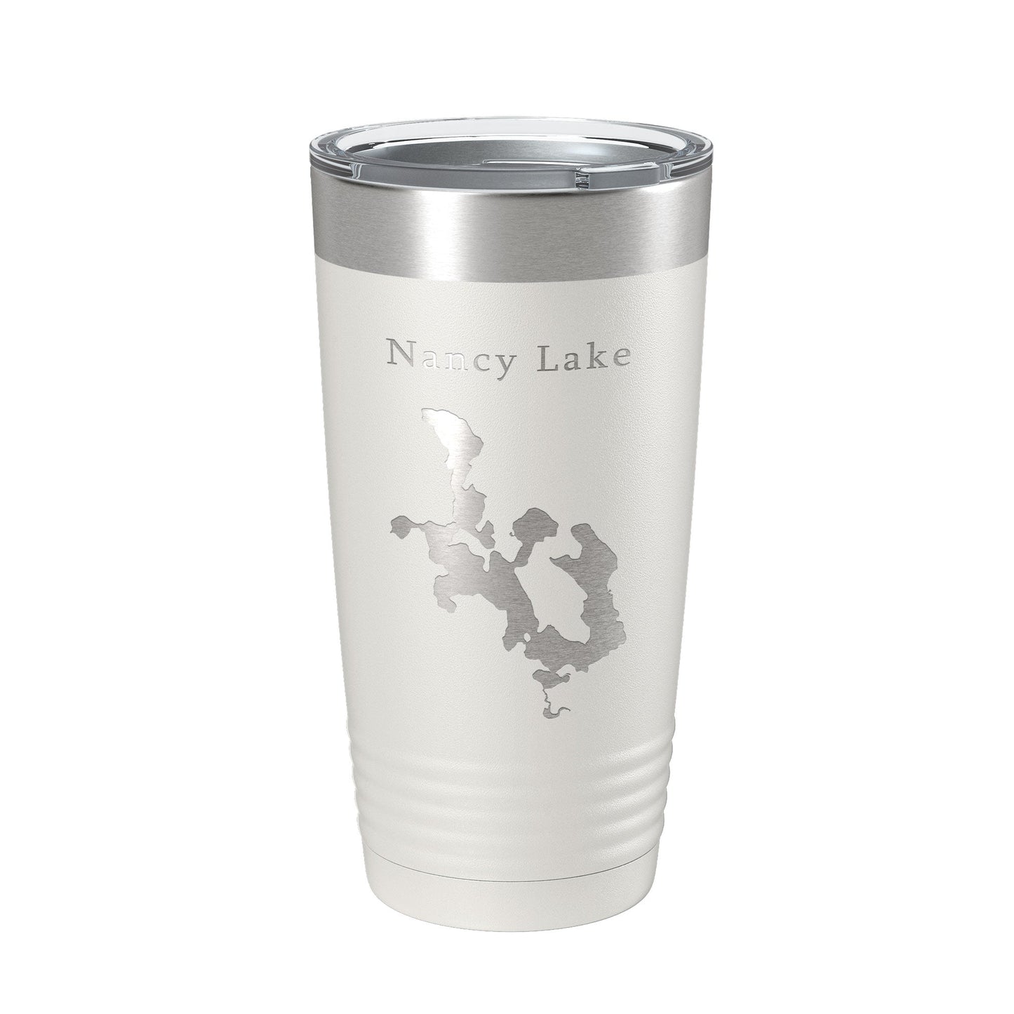 Nancy Lake Map Tumbler Travel Mug Insulated Laser Engraved Coffee Cup Alaska 20 oz-1