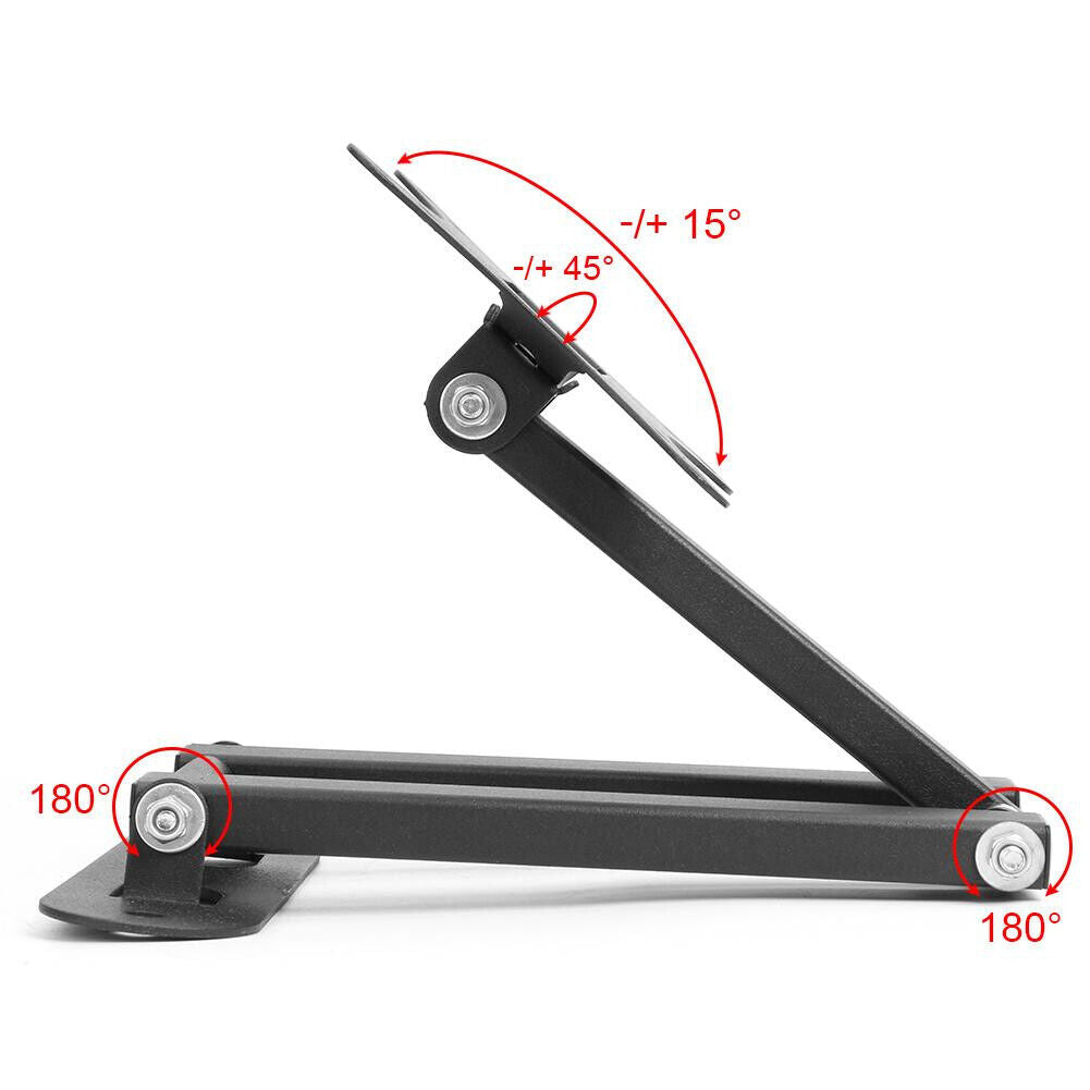 STAFFA PORTA TV MONITOR a MURO DA 10 a 32 POLLICI SUPPORTO PARETE E BRACCIO VESA