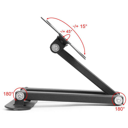 STAFFA PORTA TV MONITOR a MURO DA 10 a 32 POLLICI SUPPORTO PARETE E BRACCIO VESA