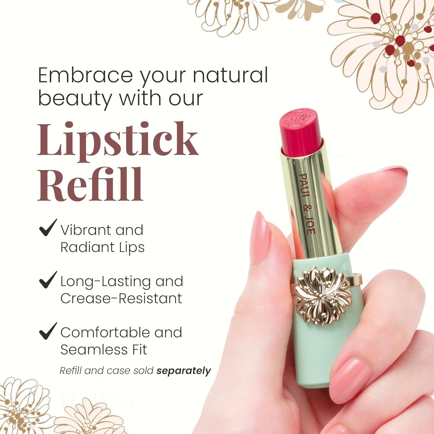 Lipstick Refill 01 Raspberry Tea, 3G (Refill Only)