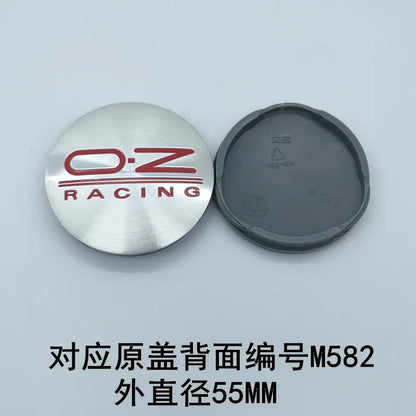 M582 Model Hub Cap OZ - 55MM Black Carbon Fiber