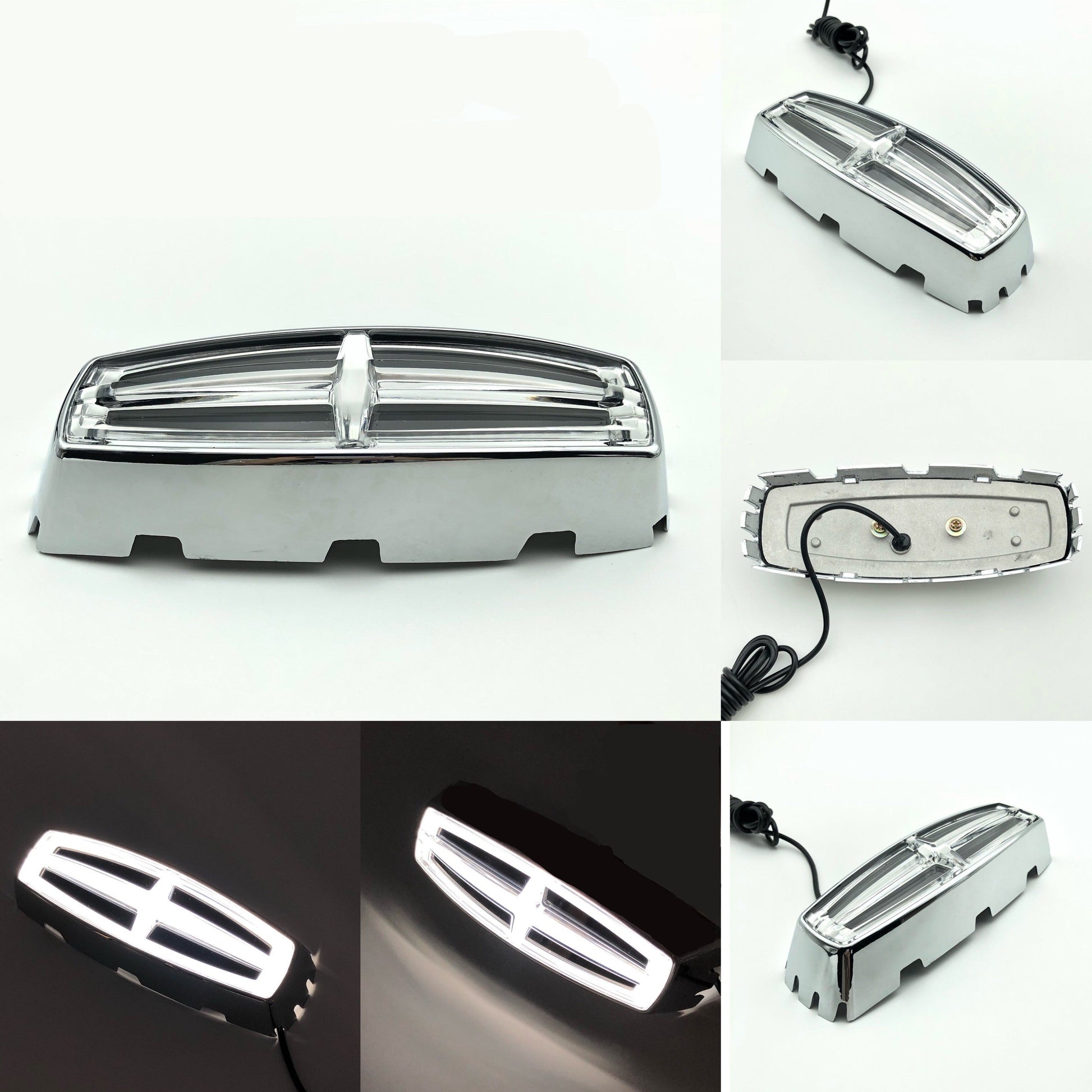 Lincoln Emblem Front Grille LED Dynamic Crystal Illuminated Logo-7