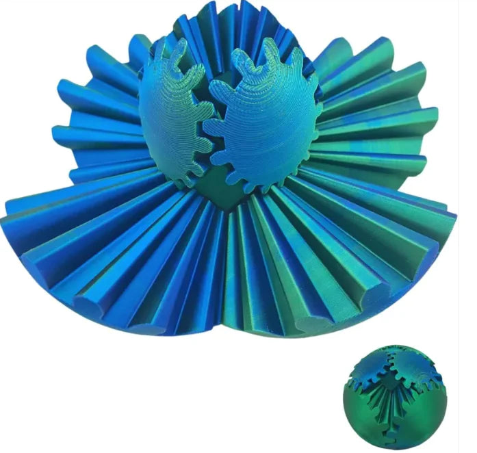 3D Printing Gear Ball Rotation