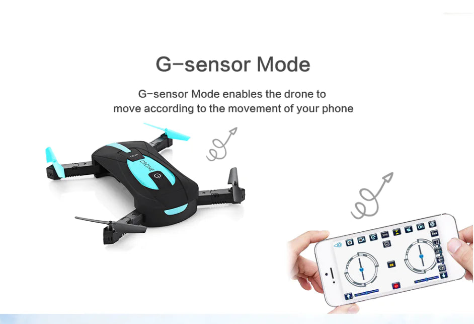 JY018 WiFi Drone - Mini Foldable Quadcopter
