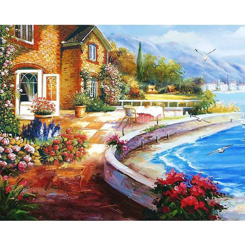 Town Diamond Painting for Home Decor