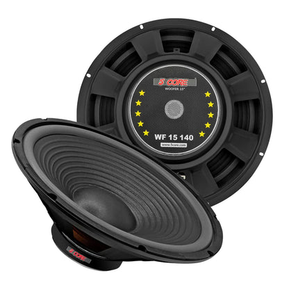 5 Core 15" Subwoofer Speaker 450W MAX PA DJ Replacement Audio Sub Woofer 8Ohm Bass Driver-0