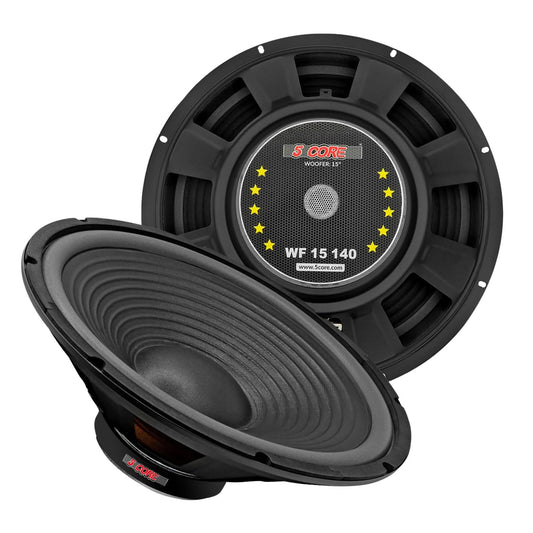 5 Core 15" Subwoofer Speaker 450W MAX PA DJ Replacement Audio Sub Woofer 8Ohm Bass Driver-0