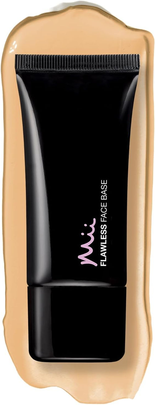 Cosmetics Flawless Face Base, Weightless Liquid Foundation, Medium Coverage, Suitable for All Types of Skin, Perfectly Peachy
