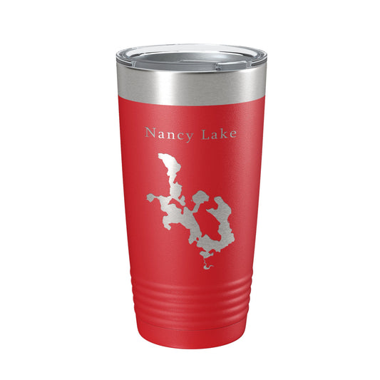 Nancy Lake Map Tumbler Travel Mug Insulated Laser Engraved Coffee Cup Alaska 20 oz-10