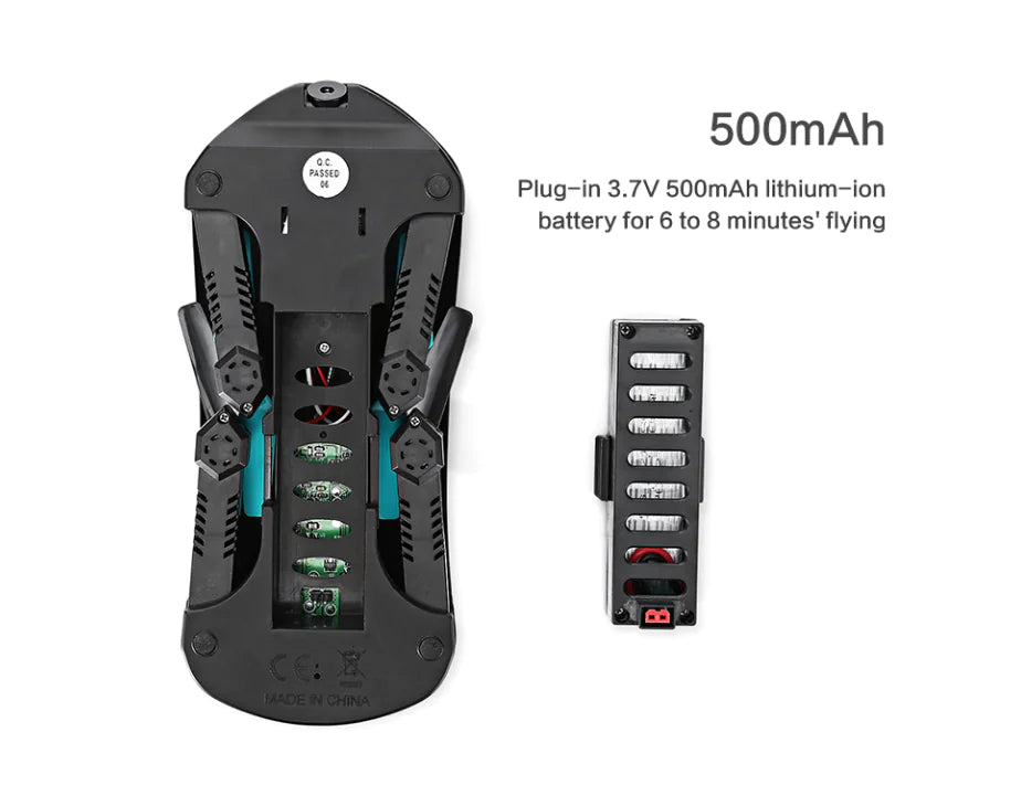 JY018 WiFi Drone - Mini Foldable Quadcopter