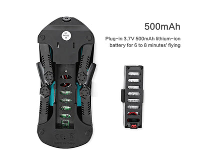 JY018 WiFi Drone - Mini Foldable Quadcopter
