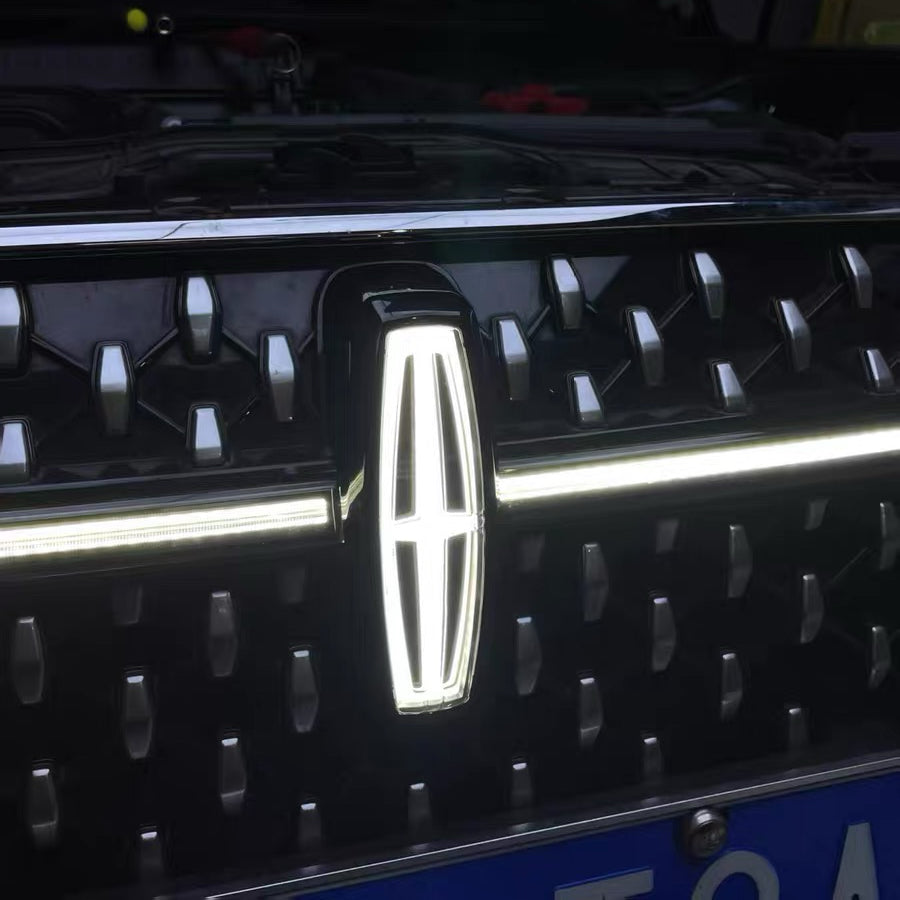 Lincoln Emblem Front Grille LED Dynamic Crystal Illuminated Logo-6