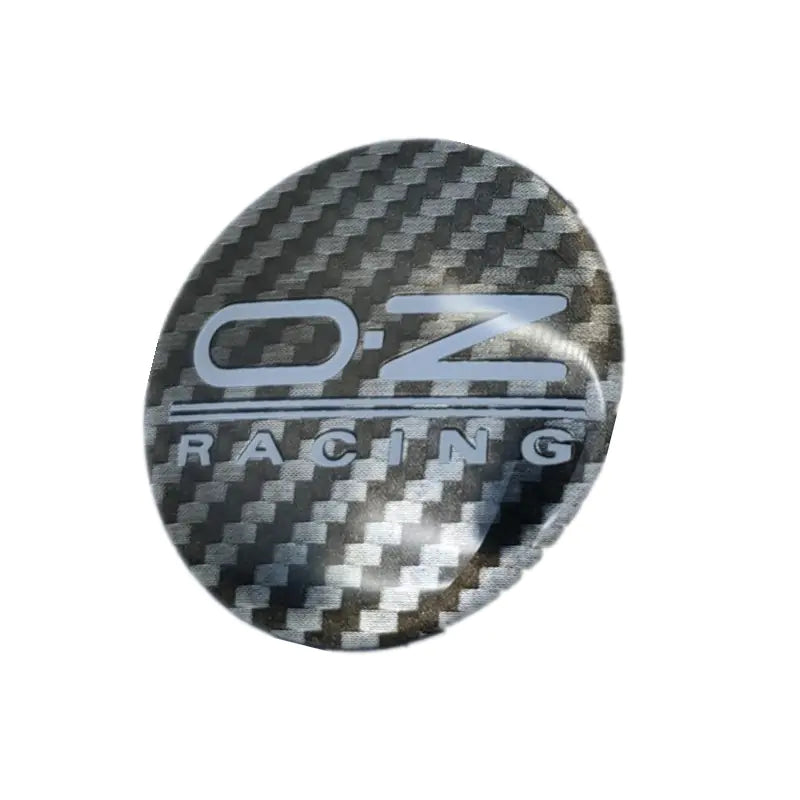 M582 Model Hub Cap OZ - 55MM Black Carbon Fiber