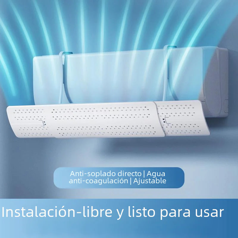 Universal Wall-Mounted Air Conditioner Deflector Shield